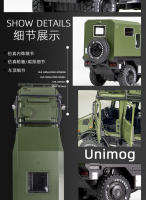 Modelo De Coche De Aleación Mercedes-Benz UNIMOG 1:28 Para Niños Regalo De Metal Con Absorción De Choque Off-Road Juguete Para Niños A313 - details 10
