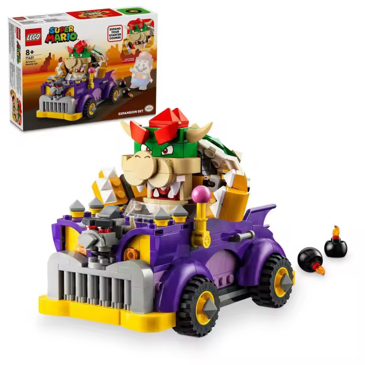 LEGO 71431 Super Mario Set de Expansión: Coche monstruoso de Bowser Juguete - 1