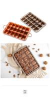1Pc Molde Para Pastel De Lámina De Aleación De Hierro Ecológico Antiadherente Para Hornear Brownies Panes Y Postres Cuadrado - details 0