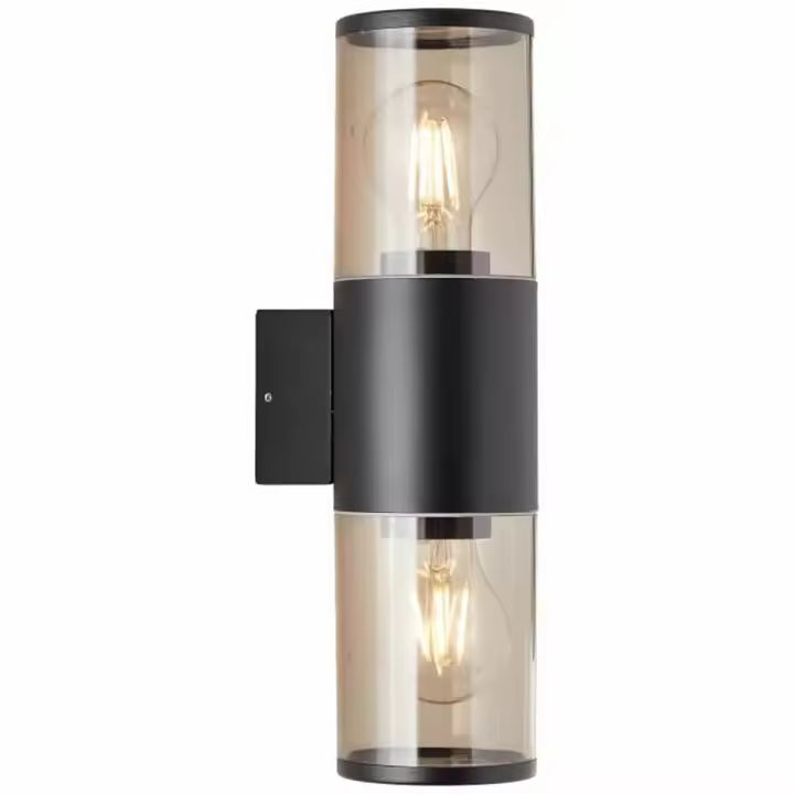 Aplique de Pared Brilliant Sergioro Negro 20 W - 1