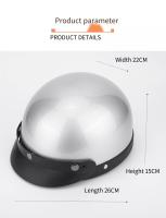 Casco Eléctrico Para Hombres Y Mujeres Protección Solar Moto Casco Mitad Para Todas Las Estaciones Peso 880G Material ABS - details 8