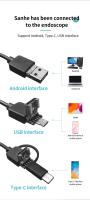 Endoscopio Android 5.5mm 7mm Cámara De Inspección 3 En 1 USB/Micro USB/Type-C Impermeable Para Smartphone Borescope Inspection - details 1