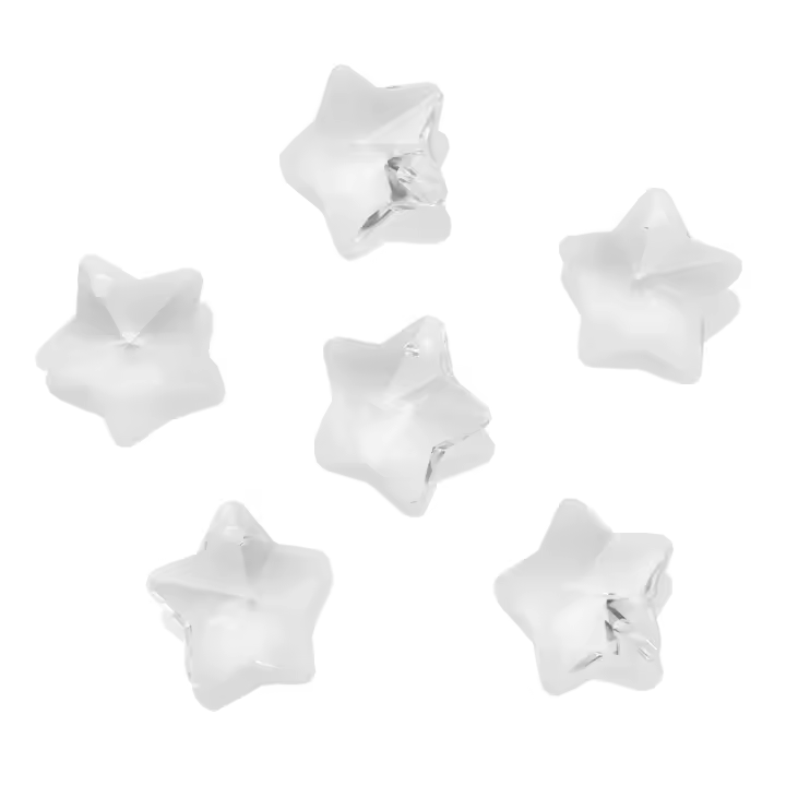 20Pcs Pendantes De Estrella 14mm Con Cuentas De Vidrio Austríaco Pentágonos Para Creación De Joyería DIY Joyas Para Mujeres Collar Y Pendientes - 1