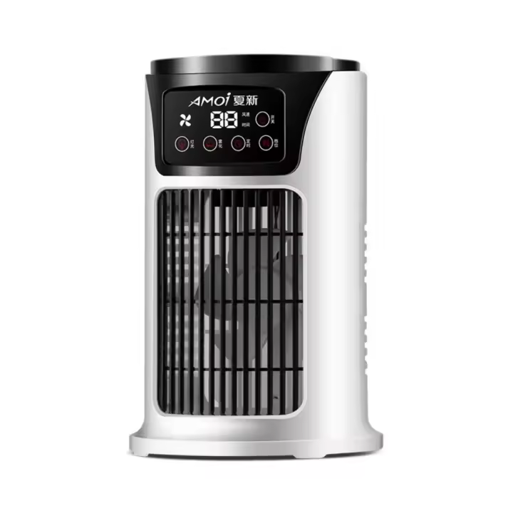 Ventilador USB Portátil con Humidificador 6 Velocidades - Mini Aire Acondicionado de Escritorio para Oficina/Dormitorio, 300ml Niebla Fría, 18W Bajo Consumo y Silencioso - 1