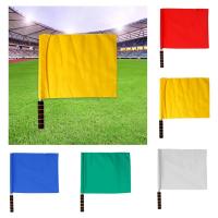 Bandera De Referee De Fútbol 1Pcs En Colores Rojo Blanco Amarillo Azul Y Verde Para Entrenamiento Y Competición Suministros De Referee - details 10