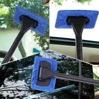 Kit De Cepillo Para Limpiar Ventanas Con Toalla De Microfibra Y Manos Largas Herramientas De Limpieza Para Coche Interior Y Parabrisas - details 11