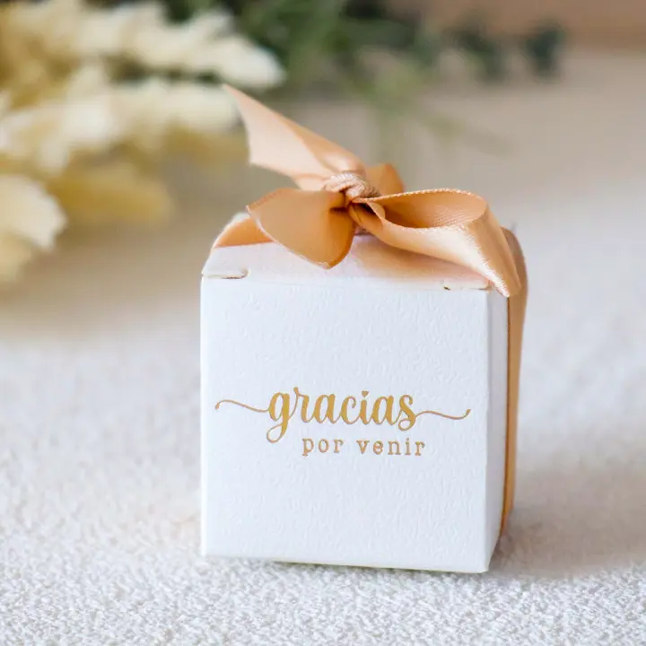 Lote de 10 a 60 unidades de cajas de regalo, cajas pequeñas para regalo, regalos para invitados de boda, detalles bautizo para invitados, decoración boda, regalos originales, bodas ideas, Regalantes.com - 1