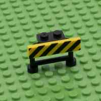 Banner - Señal trafico barrera de emergencia juguetes construccion amarillo