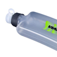 Botella De Agua Para Correr 400ml Portátil Para Fitness Y Senderismo Con Cubierta Antipolvo Maratón Deporte Al Aire Libre - details 12
