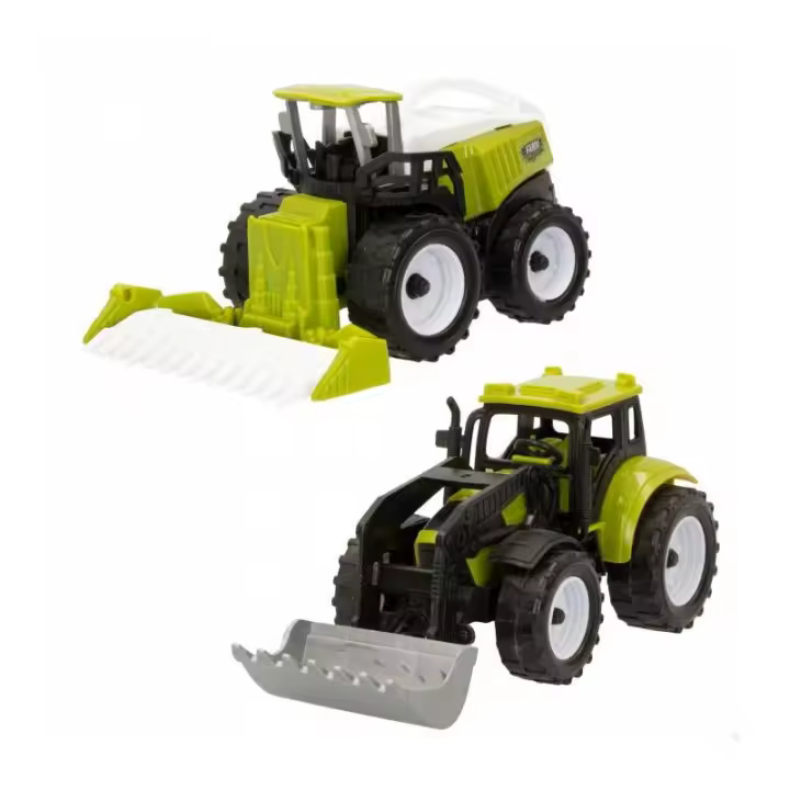 PACK COSECHADORA Y TRACTOR FRICCION DE COLOR BABY - 1