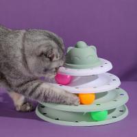 Nueva Juguete Para Gatos Placa De Juego Interactive Educativo Con Cabeza De Gato Giratoria Suministros Para Mascotas Juguetes Para Gatos - details 0