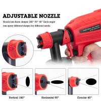 PISTOLA DE  PULVERIZACIÓN eléctrica, pulverizador de pintura de alta potencia, aerógrafo con revestimiento de acero para muebles, fácil de pintar, enchufe europeo, 1000ML - details 1