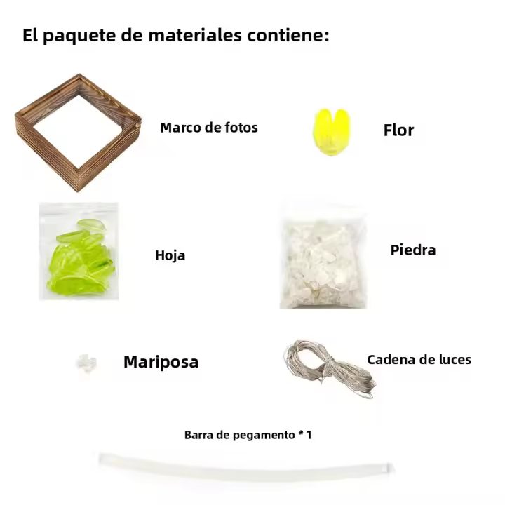20PCS Lámpara De Noche De Tulipán DIY Hecho a Mano Marco De Fotos Decoración De Hogar Atmosfera Regalo De San Valentín Navidad Cumpleaños - 1