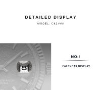 Reloj Mecánico Para Hombre CADISEN Lujo C3 Luminoso AR Cristal De Zafiro MIYOTA 8215 Resistente Al Agua 100M Regalo - details 9