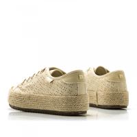 MUSTANG 60415 C55336 Alpargatas de mujer 32093 24V SNEAKERS YUTE PERFORADA CHAMPAGNE - details 2