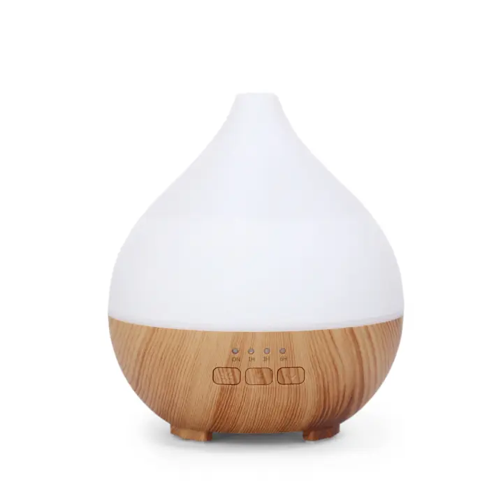 Humidificador de interior con difusor de aceites esenciales, máquina de aromaterapia portátil USB de 140 ml con aroma a madera. - 1