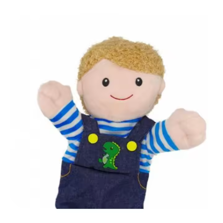 1 paquete de marionetas de Mano para Miembros DE LA Familia, marionetas de mano de Plush suave para mother, Father, hijo, hija y abuelos, juguetes de juego de rol para Padres and hijos. - 1