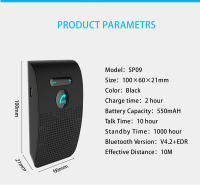 Kit De Coche Bluetooth Compatible Con Visera Solar Altavoz Inalámbrico Speakerphone Multi-punto Manos Libres BT Para Coche - details 13