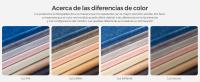 SONGMICS Puff Almacenaje, Banco de Almacenamiento de Terciopelo Plegable, Taburete Reposapiés, 31 x 41 cm, Carga de 130 kg, para Entrada, Sala de Estar, Dormitorio, Negro Tinta/Gris Paloma/Rosa Jalea/Blanco Crema - details 3