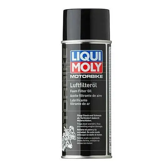 Liqui Moly Filtro de Aire para Motocicleta Aceite (Spray) - Mayor Flujo y Rendimiento 400ml - 1