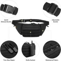 Riñonera táctica multifunción para hombre, bolso de nailon para hombro, senderismo, teléfono móvil, deportes, camuflaje de alta capacidad, novedad - details 3
