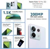 Xiaomi Redmi Note 13 Pro 5G, 8+4GB RAM 256GB, 6.67" 1,5K 120Hz AMOLED, 200MP OIS, 5100mAh 67W Turbo, Dual-SIM, Movil Libre Version Global - details 0