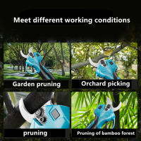 Tijeras De Poda Eléctricas Sin Escobillas Para Jardín Compatible Con Batería Makita 18-21V (no Incluye Batería) Longitud De Corte 25mm - details 0