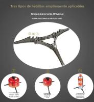 CAMPINGMOON Soporte Universal Plegable Para Cilindro De Gas Portátil Trípode Estable Para Acampar Y Cocinar Al Aire Libre - details 0