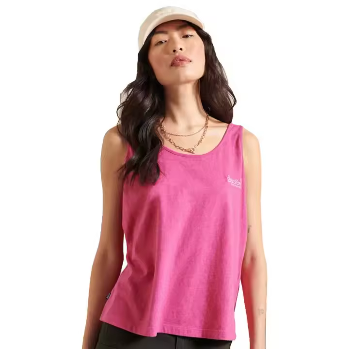 Superdry Camiseta Sin Mangas Orange Label Classic - 1