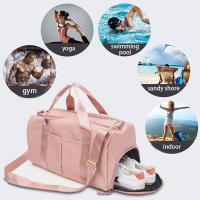 Bolsa De Deporte Para Hombres Con Compartment Para Zapatos Y Bolsa Húmeda Bolsa De Viaje Para Mujeres Bolsa De Gimnasio Para Natación Y Yoga - details 6