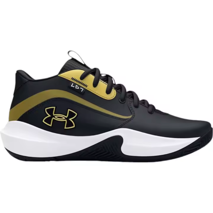 Zapatillas Under Armour Gs Lockdown 7 Negro 3028513-001 Baloncesto Niño Niña - 1