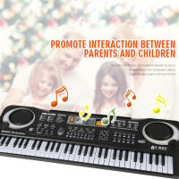 Teclado Electrónico De 61 Teclas Piano Digital Con Microfono Para Niños Multifuncional Instrumento Musical Educativo Regalo De Navidad - details 8