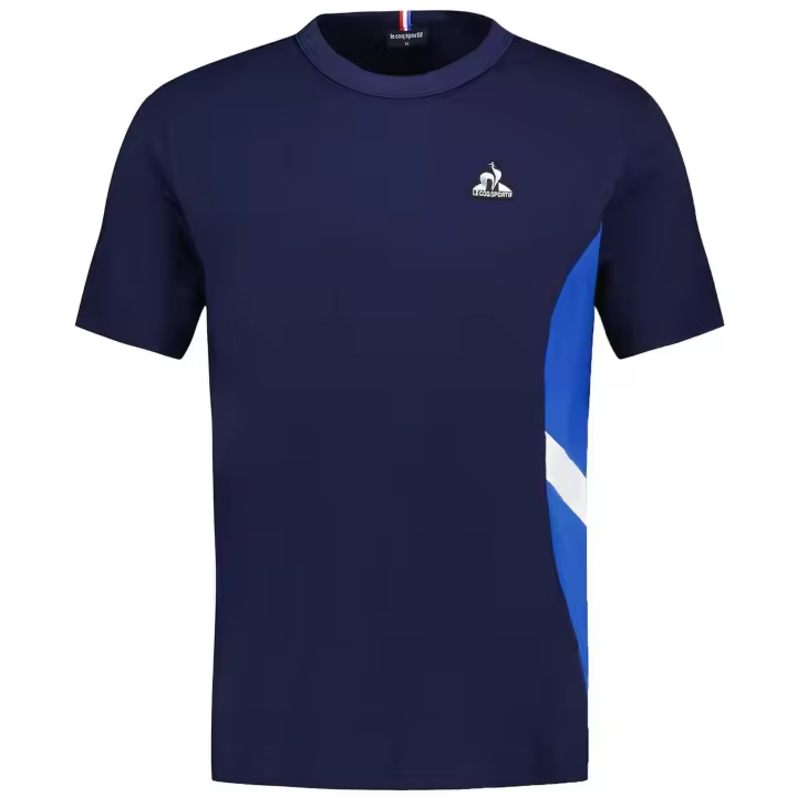 Camiseta de Manga Corta Le Coq Sportif Saison 1 para unisex en color azul - 1