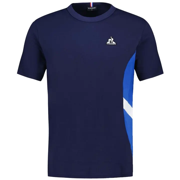 Camiseta de Manga Corta Le Coq Sportif Saison 1 para unisex en color azul - 1