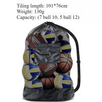 Bolsa De Malla Pesada Para Baloncesto Voleibol Fútbol Y Más Solución De Almacenamiento Conveniente Material De Lona - details 6