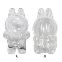 Cubierta Protectora Transparente Para Muñecos Y Juguetes De Labubu Caja De Almacenamiento Para Muñecos De Princesa Tamaño 18x13cm/7.02x5.07in Y 15.5x9.2cm/6.05x3.59in - details 11