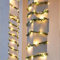 Luces De Enredadera Artificiales Con Hojas Verdes Y Flores 2M-10M Para Decoración De Hogar Y Bodas USB/Batería Ramadan Guirnalda LED Calidad UL CE CCC Longitud Variable De 2 a 10 Metros - details 15