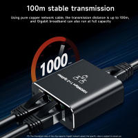 Switch Ethernet Splitter 1000 Mbps Ethernet Splitter LAN Switch 2/3/4 Puertos RJ45 Network Splitter con Cable de alimentación Tipo C, Switch Gigabit para Ordenador, concentrador, Router, TV - details 4