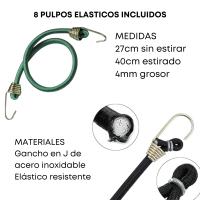 Vespins Lona Impermeable 3x4m - con 8 Pulpos Elásticos - Lona Impermeable Multiusos - Resistente y Versátil - Ideal para Jardín y Camping - details 1