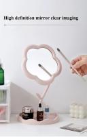 Espejo De Maquillaje Para Mesa Decoración De Hogar Roto Giratorio Desmontable Con Partes De Almacenamiento Espejo De Vestir Para Dormitorio - details 1