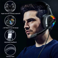 Auricular De Juego Con Micrófono Cancelación De Ruido RGB Auriculares LED Para PS5 PS4 Xbox One PC Laptop Mac Computer - details 2
