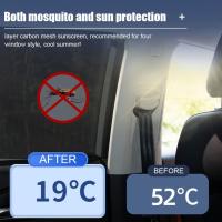 Red De Ventana Para Coche Con Protección Contra Mosquitos Ventilación Transpirable Cubierta De Pantalla Para Puerta De Ventilación Y Refrescante - details 3