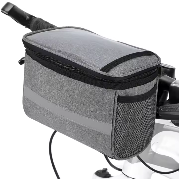 Bolsa De Manillar Para Bicicleta MTB Isolada Frontal Con Reflejante Bolsa De Almacenamiento Aislada Para Ciclismo Bolsa De Refrigeración - 1