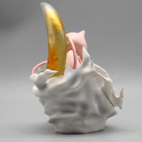 Figura De Acción Pokémon Mew Luna 14cm Anime Modelo Estatua Colección Decoración De Escritorio Ornamento Juguetes Lindos Regalo Para Niños - details 3