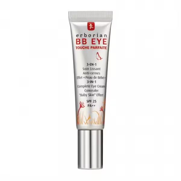 ERBORIAN - BB Eye Cream & Concealer - Crema para Ojos, Corrector y Efecto Piel de Bebé - 1