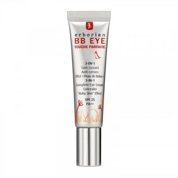 ERBORIAN - BB Eye Cream & Concealer - Crema para Ojos, Corrector y Efecto Piel de Bebé - 1