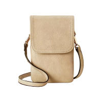 Bolso Bandolera De Cuero PU Minimalista Y Moda Para Mujer Bolsa De Teléfono Móvil Diseñadora Bolsa Pequeña De Hombro Sencillo - details 7