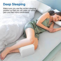 Almohada De Espuma De Memoria Para El Rodallete Orthopedic Sciatica Soporte De Espalda Y Piernas Para Duermen De Lado Durante La Embarazo - details 3