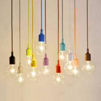 Iluminación Creativa De Cristal Para Sala De Estar Y Dormitorio Moderno Simple Chandelier Duplex Edificio Villa Luz Pendente Metálica AC 90-260V - details 2