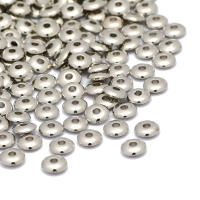 Lote De 200 Piezas De Cuentas De Accesorios Para Joyería DIY 5 6 8mm CCB Charm Spacer Beads Seed Wheel Redondas Planas Acrílicas Para Creación De Joyas - details 5